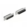 D-Sub HD 44-polig Crimp-Stecker auf 2 x RJ45-Buchse DeLOCK 66835