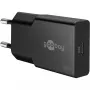 Goobay USB-C™ PD GaN Schnellladegerät schlank (30 W) schwarz