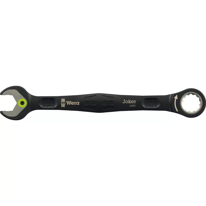 Wera 6000 Joker Black Edition Maul-Ringratschenschlüssel-Satz, 11 Stk.