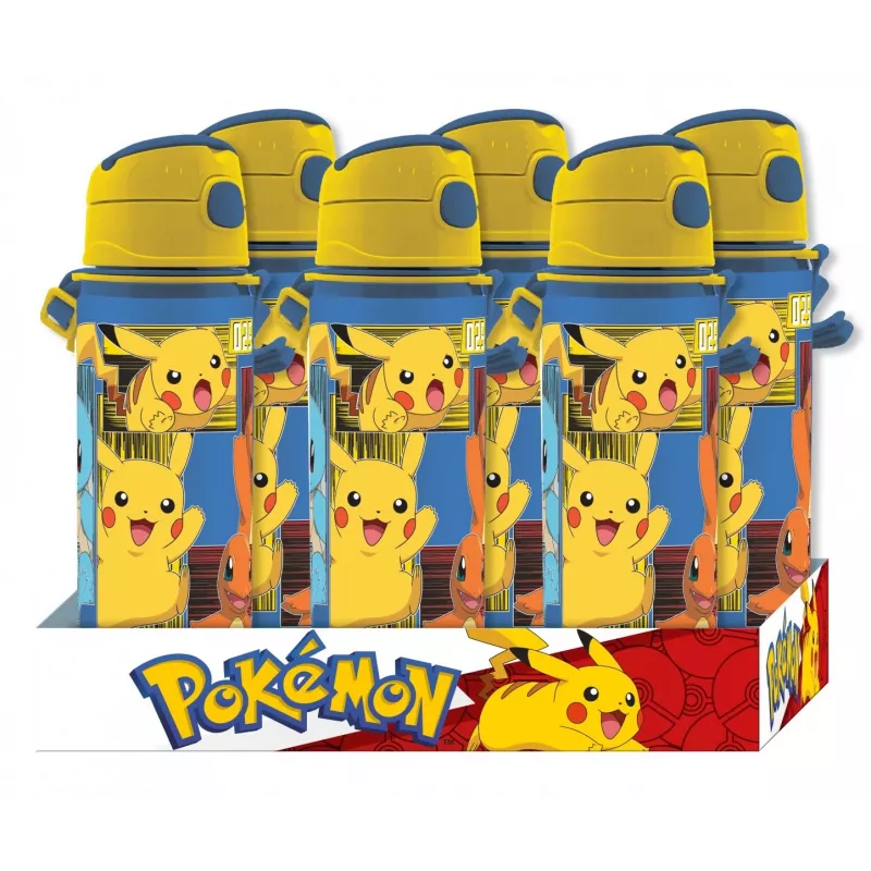 Aluminiumflasche 600 ml Pokemon