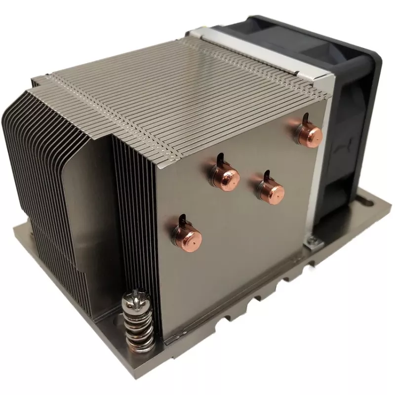 Cooler Inter-Tech A-26 Prozessorkühler 6 cm Schwarz Silber