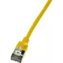 LogiLink schlank U/FTP Netzwerkkabel 3 m Cat6a U/FTP (STP) gelb (CQ9067S)