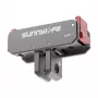 Magnetischer 180°-Schwenkadapter Sunnylife AD017 für Action-Sportkameras, 180°-Drehung