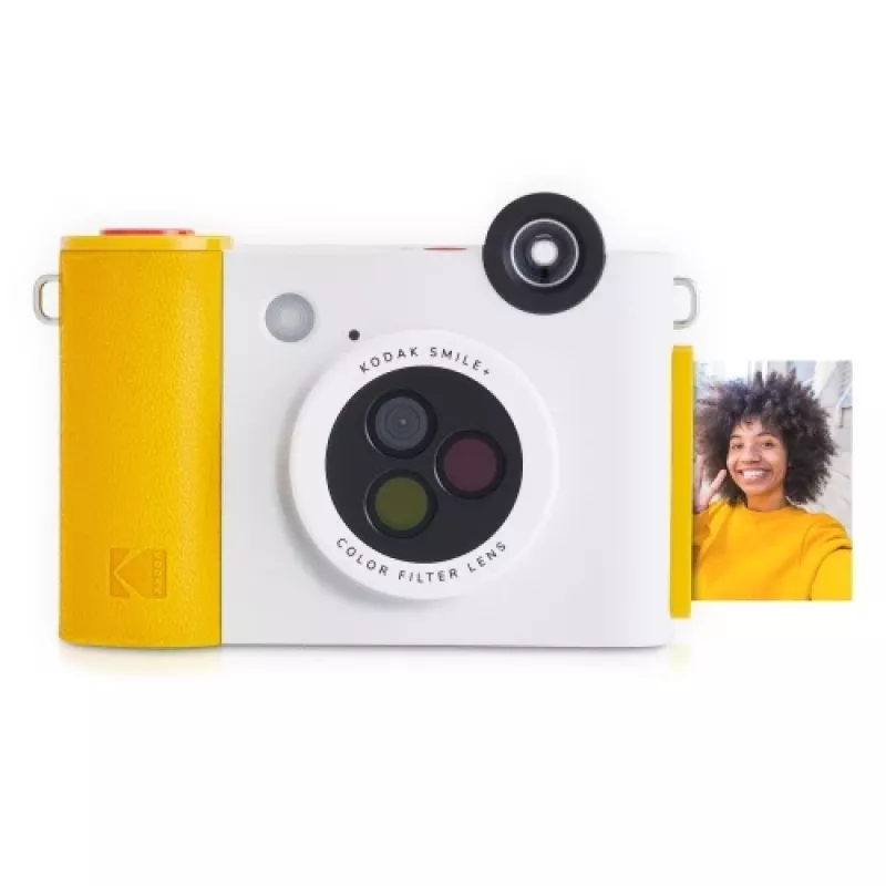 Kodak SMILE+ Sofortbildkamera, 2x3 Zoll, Weiß