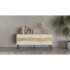 Cama INSERTO 3D TV-Schrank 143.5x40x61.5 Kaschmir + LED
