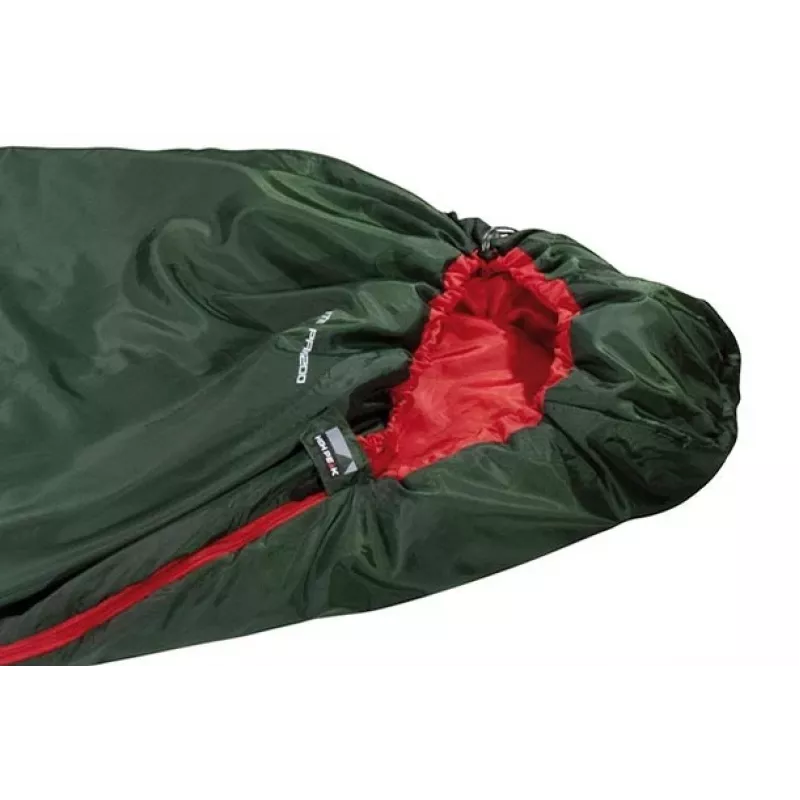 High Peak Lite Pak 1200 Mumienschlafsack Polyester Grün, Rot 23263