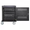 Manhattan Laptop-Ladewagen/-Trolley über AC-Adapter (EU) 32 Fächer, Installieren Sie den AC-Adapter (Netzkabel) des Geräts im Gerät, Geeignet für ALLE Laptops (bis 15,6 Zoll), iPads, MacBooks, Chromebooks, andere USB-C-Geräte, Fächer 380 x 30 x 280 mm, Schrank, Abschließbar