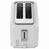 Elektrischer Toaster, weiß, 220-240V, 50-60Hz, 920-1080W, 2 Schlitze, 3 Modi, 7 Bräunungsstufen