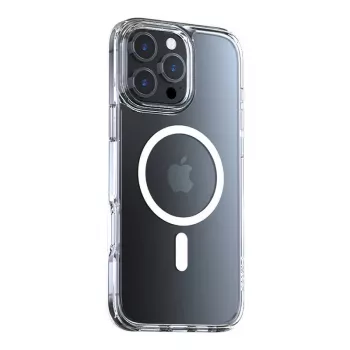 Klare Schutzhülle Torras DIAMOND-MAG SERIES für iPhone 16 Pro Max — MagSafe-kompatibel, transparent