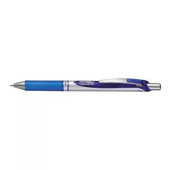 Klick-Kugelschreiber mit Clip PENTEL EnerGel XM, blaue Tinte, 12er-Pack