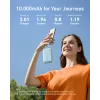 Anker Powerbank mit integriertem USB-C- und Lightning-Kabel | A1680031 | 10000 mAh | 30W | Blau