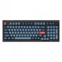 Keychron V5 Max Tastatur Universal RF Wireless Bluetooth Schwarz Grau 96% Mechanisch