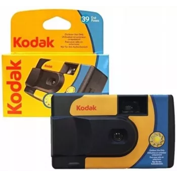 Kodak DAYLIGHT Kamera, fotografische Einwegkamera mit Farbfilm für 39 Fotos. Kein eingebauter Blitz.