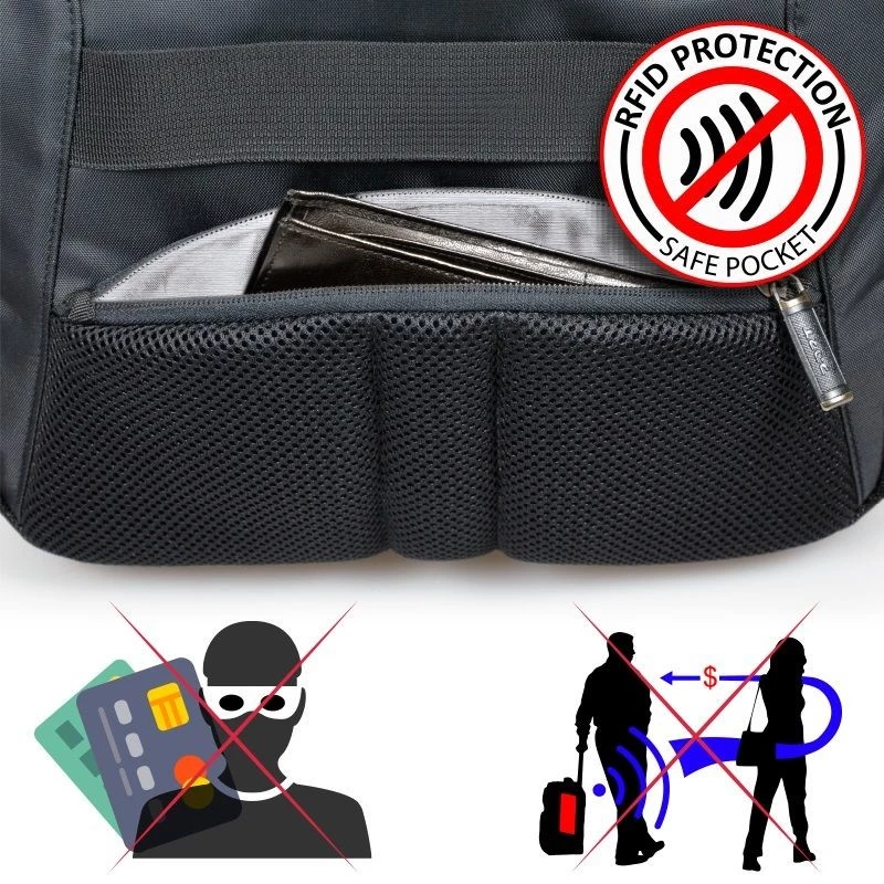 Freizeitrucksack Port Designs Melbourne Schwarz