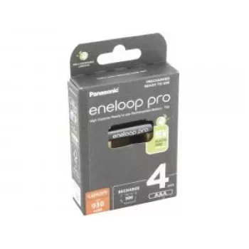 Panasonic eneloop pro AAA Batterien für den allgemeinen Gebrauch (wiederaufladbar) 900mAh 4