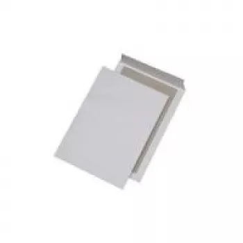 Papier-Rückentaschen MAILmedia C4 381200 weiß, mit Klebestreifen, 48,9 g/m²