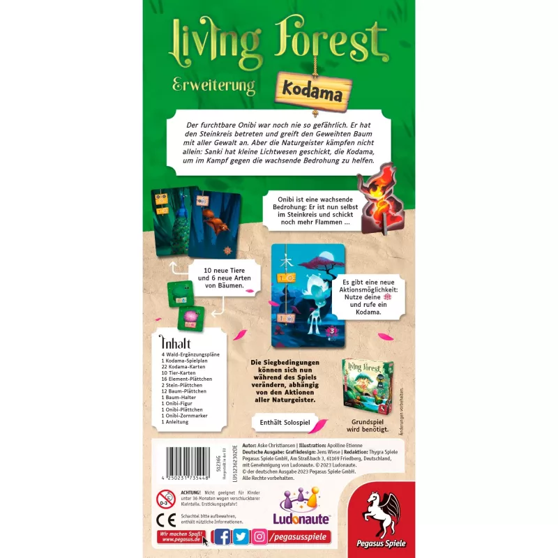 Living Forest: Kodama, Brettspiel-Erweiterung
