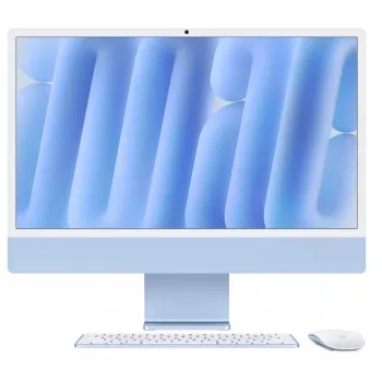 iMac 24 Zoll: M4 10/10, 16 GB, 512 GB SSD – Blau