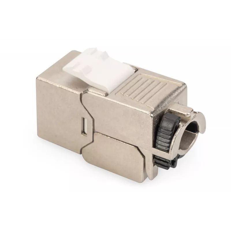 Digitus CAT 6A Keystone Modul, geschirmt, mit intelligentem Kabelmanager