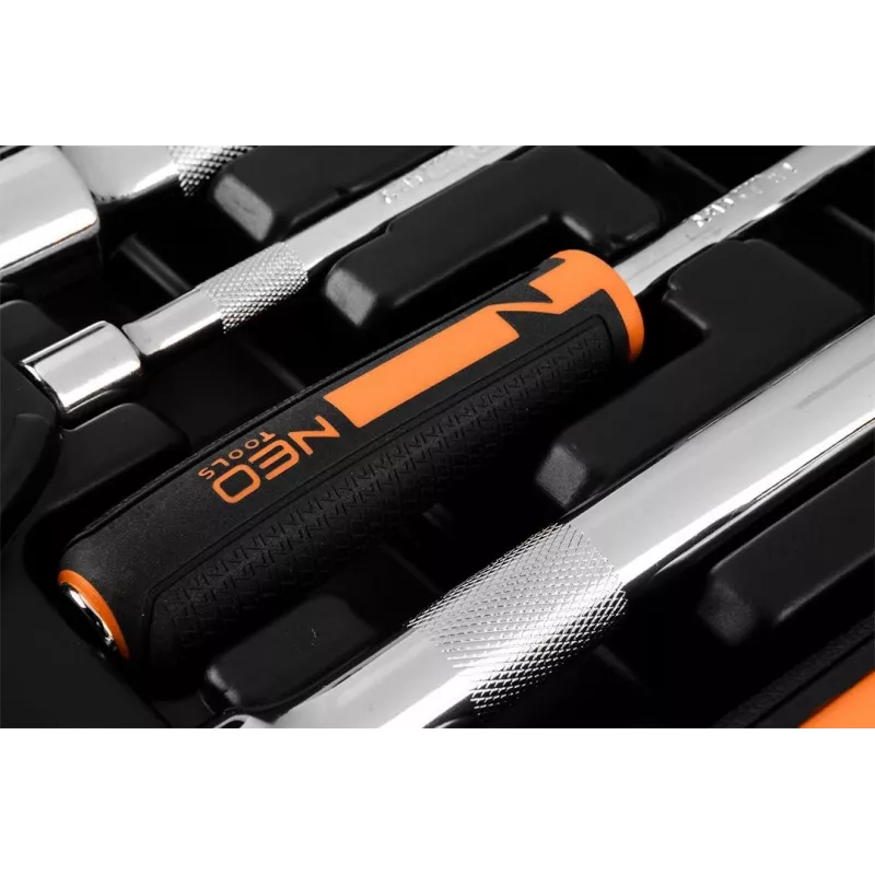 NEO tools 10-054 Steckschlüssel-/Ratschen-Set