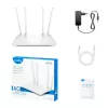 Tischrouter Cudy WR1200 Dualband Wi‑Fi 5 (802.11ac) 867 Mbit/s, 4x RJ‑45 LAN, Weiß