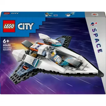 LEGO City Bauspielzeug Raumschiff 60430 — 240 Teile, 1 Minifigur, ab 6 Jahren, 170×220×40 mm