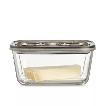 Caso | Glas-Vakuumbehälter mit Kunststoffdeckel | VacuBoxx Eco L | Transparent