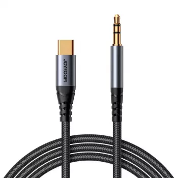 Audiokabel Joyroom SY-A07 3,5 mm auf USB-C, 1,2 m, schwarz