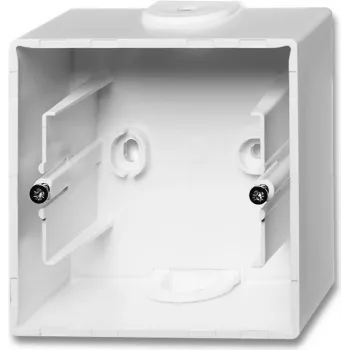 Kabelwanne Busch-Jaeger 2CKA001799A0897, weiß, 80×43×80 mm
