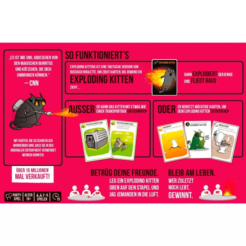 Exploding Kittens - NSFW-Edition, Kartenspiel