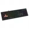 Gaming-Tastatur SAVIO STYX BROWN – mechanische Outemu Brown, QZERTY US International, RGB, USB, Full-Size 104 Tasten, schwarz