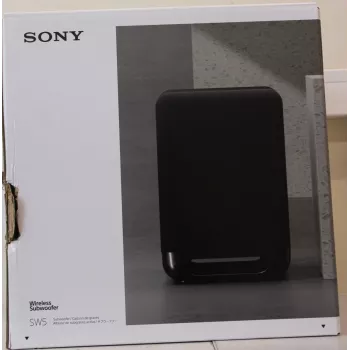 Subwoofer Sony SA-SW5 300W Wireless, 2 Ω, tragbar, Schwarz – für HT-A9 / A7000 (beschädigte Verpackung)