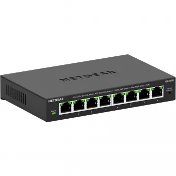 NETGEAR GS308E Managed L2/L3 Gigabit Ethernet (10/100/1000) Schwarz