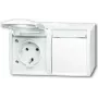 Busch Jaeger 2084-0-0715 Steckdose CEE 7/3 Weiß (2084-0-0715)