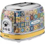 Ariete 155 Toaster Positano, 810 W, 2 Scheiben, 6 Bräunungsstufen, Krümelschublade, Auftaufunktion, automatische Auswurf, ohne Zangen