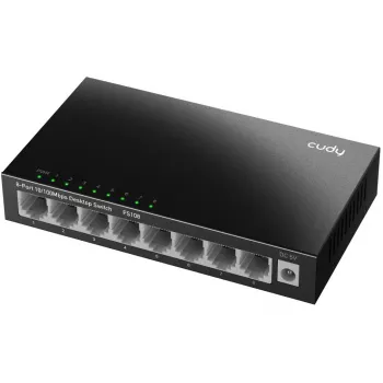 Unmanaged Switch Cudy FS108 8 Ports Fast Ethernet 10/100 Schwarz