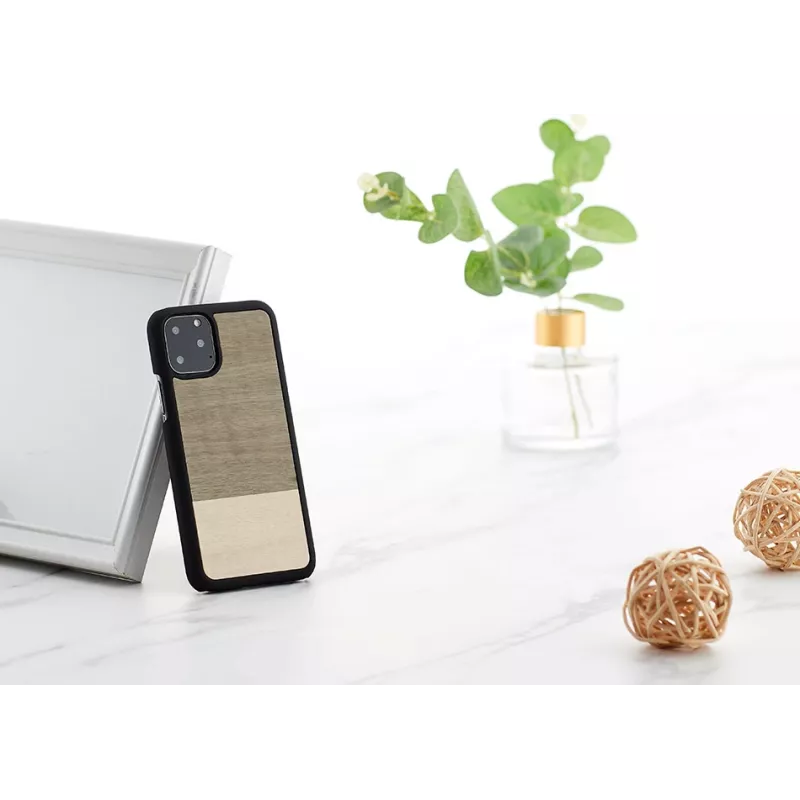 Smartphone-Hülle man and wood für iPhone 11 Pro – schwarz, Schutzhülle