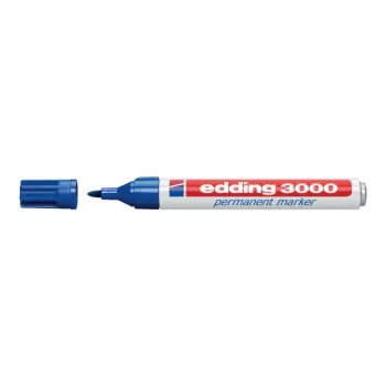 Permanentmarker Edding 3000 Blau 10 Stück