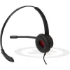 Mono USB Headset Plusonic 10.1P — einohriges USB-Headset kompatibel mit Teams und Skype