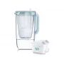 Wasserfilterkanne BRITA Glas Kanne ONE mit 2 x MAXTRA+ PRO Kartuschen (Modell 126032)