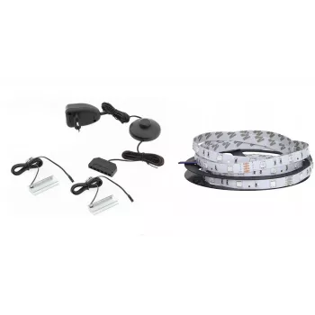 LED-Lichtleiste cama meble QIU 160, Aufputz, blaues Licht, Wechselstrom, 1 Stk.