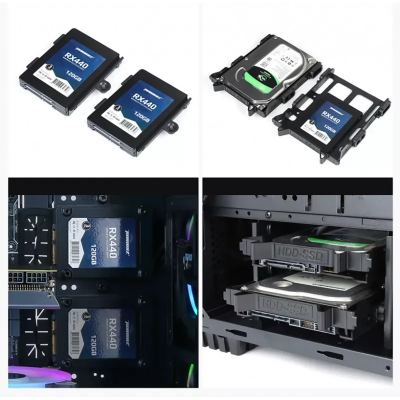 Gembird Fornax K500 ATX Computergehäuse, Midi-Tower, Schwarz