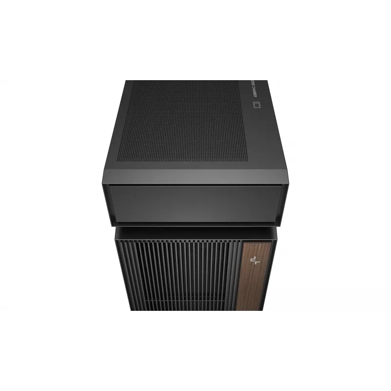 PC-Gehäuse DeepCool CL660 Schwarz — ATX/Micro-ATX/Mini-ITX, Temperglas, 2x3,5 Zoll + 1x2,5 Zoll, Vorne 140 mm, Oben/Hinten 120-140 mm