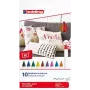 Edding 4600 Mehrfarben-Marker 10 Stk. Schreibfarben Mehrfarbig