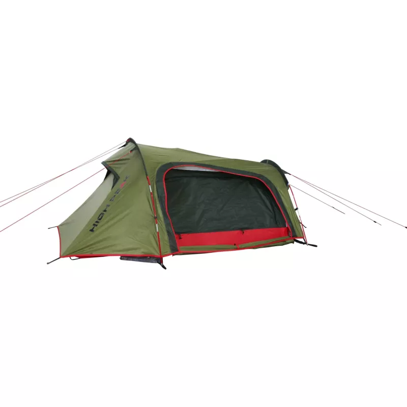 High Peak Sparrow LW Kuppelzelt 2 Personen Grün, Rot