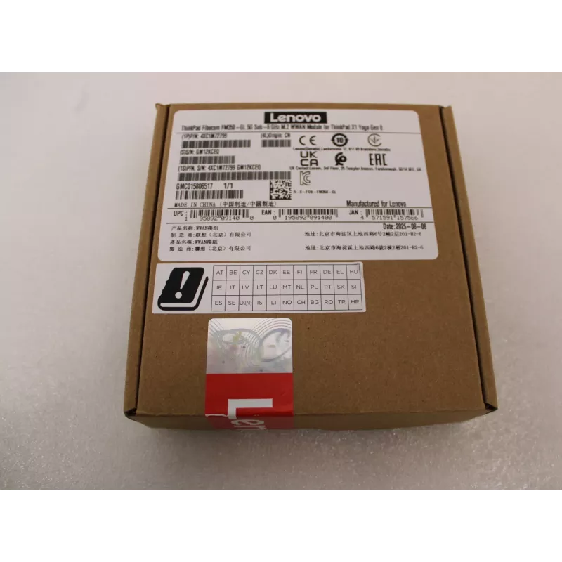 AUSVERKAUFT. | Lenovo 5G Sub-6 GHz M.2 WWAN Modul | ThinkPad Fibocom FM350-GL | GEBRAUCHT