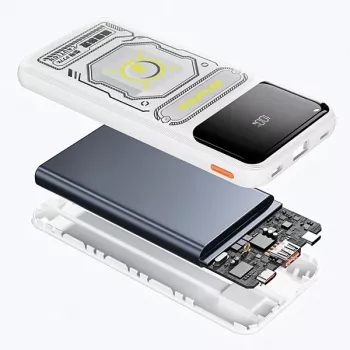 Powerbank 10000mAh 22,5 W P77K mit integriertem Kabel