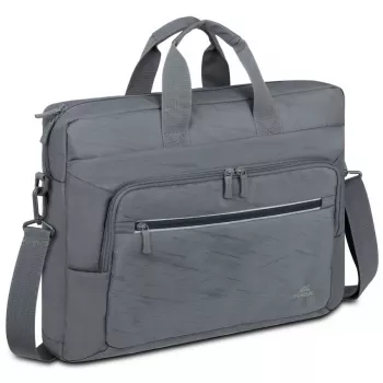 Laptop-Hülle Rivacase Alpendorf Eco für 16-Zoll-Laptops, grau, schlanke Schutzhülle