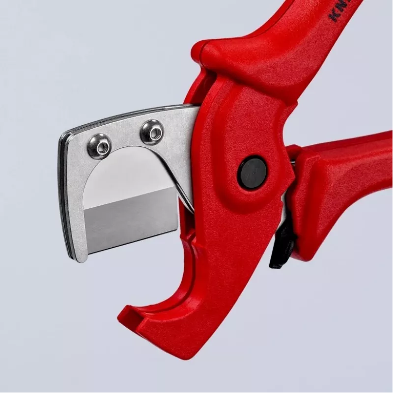 Knipex 90 25 185 - Rohrschneider - Edelstahl - Kunststoff - Rot - 1,2 cm - 18,5 cm (90 25 185)