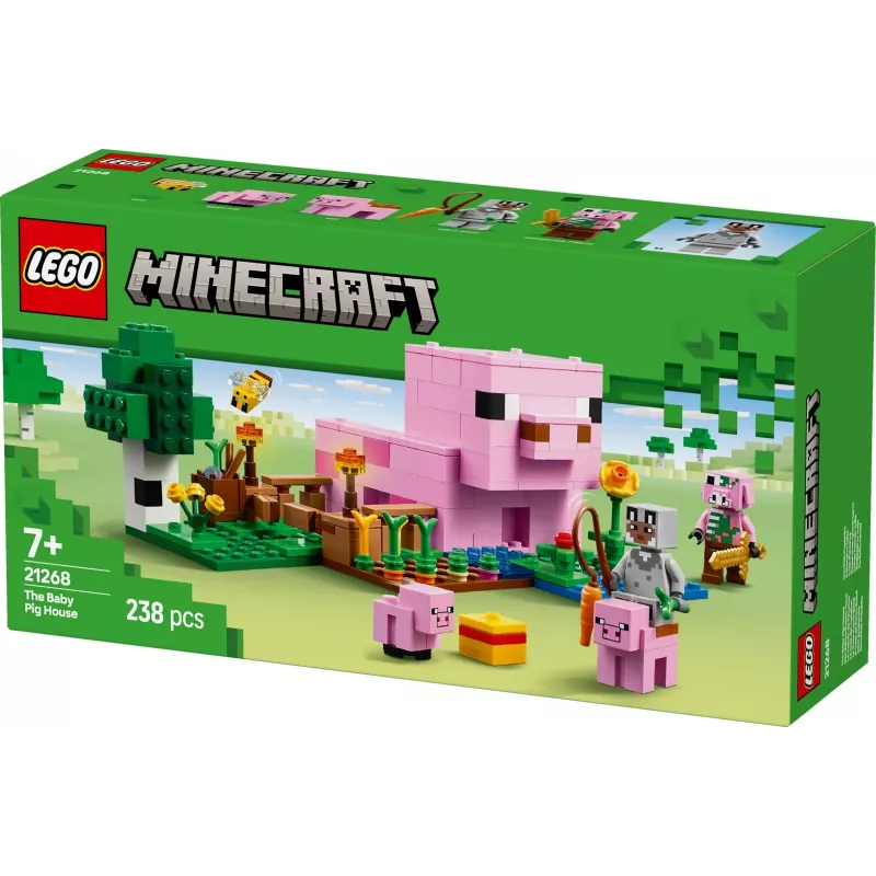 LEGO MINECRAFT 21268 Das Baby-Schwein-Haus